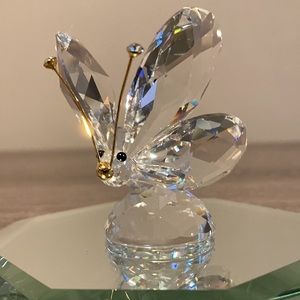 Swarovski Large Crystal butterfly. In a Summer Meadow collection. Vintage 80-90s